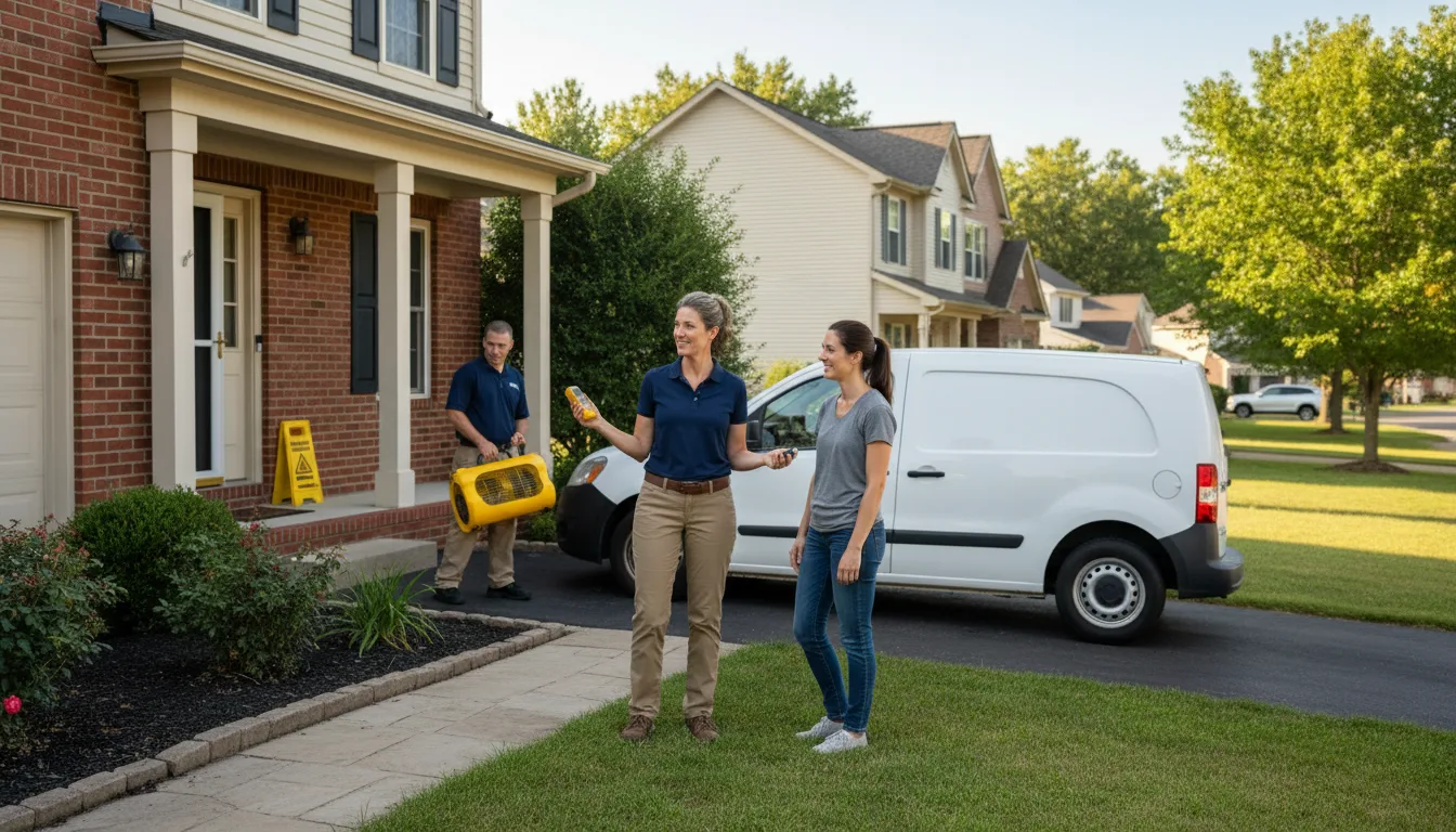 Residential water damage restoration in Mooresboro, NC